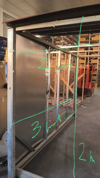 Estructura contenedor para transformar en casa