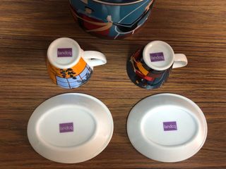 Juego 2 Tazas Café Diseño Moderno