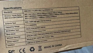 Antena WiFi USB High-Power 14dBi, Receptora