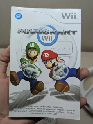 Mario Kart Wii + Volante Wii PAL Completo