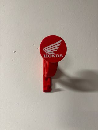 Soporte Casco Honda Rojo