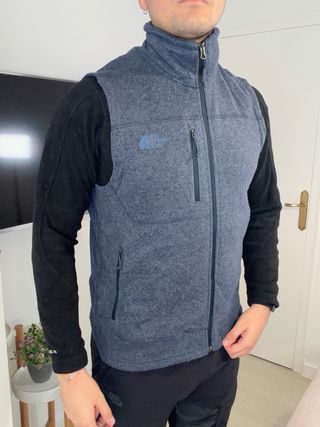 Chaleco The North Face Azul Original