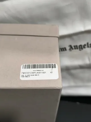 Sandalias Palm Angels Negras