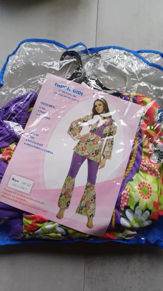 Disfraz Hippie Girl Talla Única