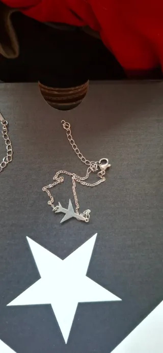 Pulsera avión acero inoxidable