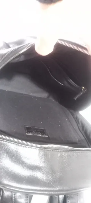 Zaino The Bridge nero in pelle