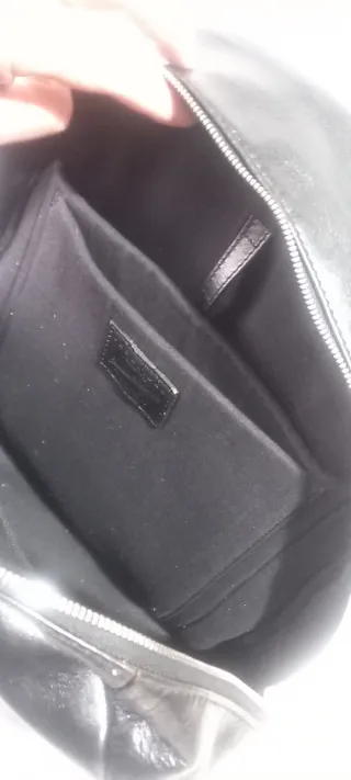 Zaino The Bridge nero in pelle