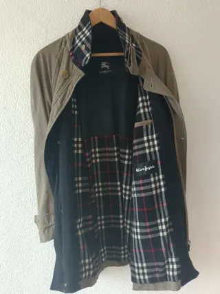 Gabardina Burberry Caballero Talla 42 Beige