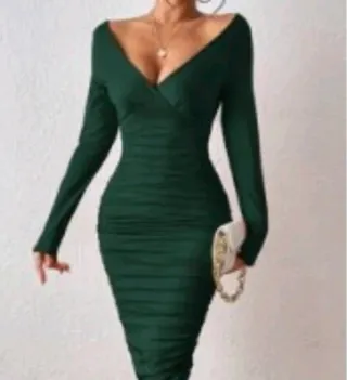 Vestido verde elegante