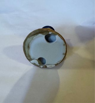 Portacandela natalizio in ceramica – Mai usato