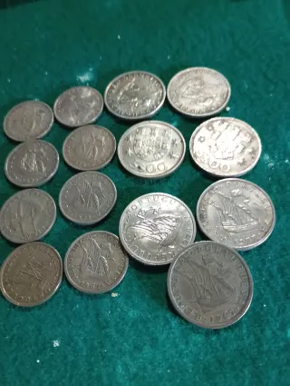 Monedas portuguesas de plata. 12.monedas.