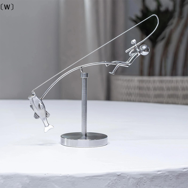 PESCADOR 23CM FIGURA CON MOVIMIENTO DE PÉNDULO