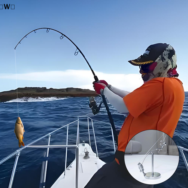 PESCADOR 23CM FIGURA CON MOVIMIENTO DE PÉNDULO