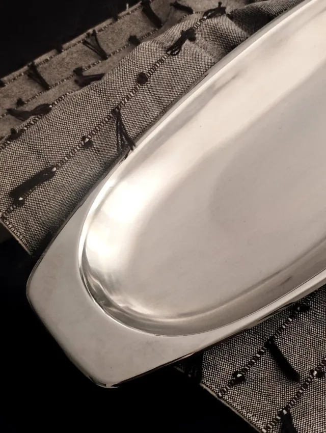 Vassoio Metallurgica Motta vintage