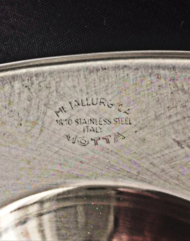 Vassoio Metallurgica Motta vintage
