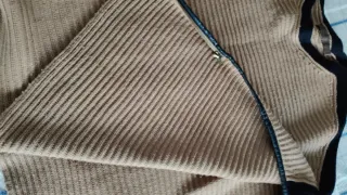 Poncho Mujer Invierno marrón y Negro Talla Única