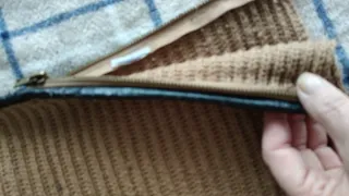 Poncho Mujer Invierno marrón y Negro Talla Única