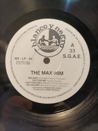 Max Him / Danger Danger - LP (Italo-Disco)