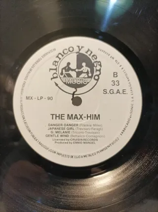 Max Him / Danger Danger - LP (Italo-Disco)