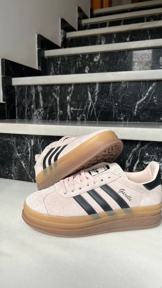Adidas Gazelle Bold Rosa/Marrón