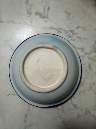 Posacenere ceramica decorato faro