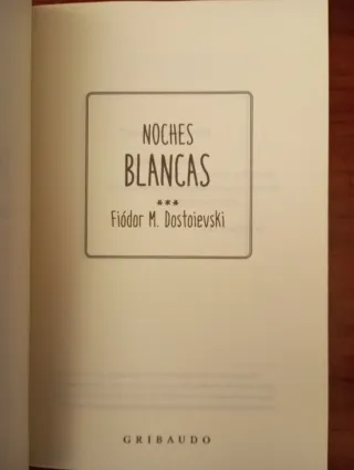 Noches blancas (Spanish Edition)