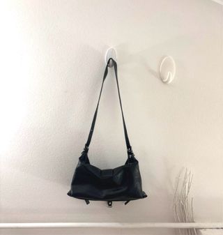 Borsa pelleneralucida,  tracollaregolabile, fibbie