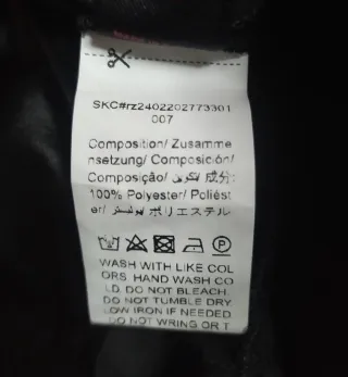 Falda corta gótica negra de tablas PU Faux leather