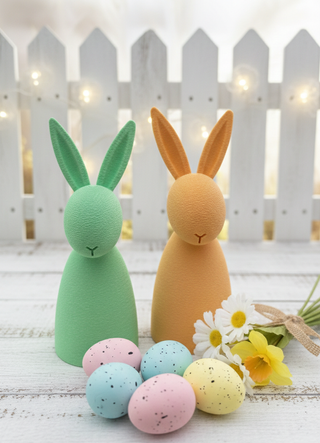 Minimalist Easter bunny figurine