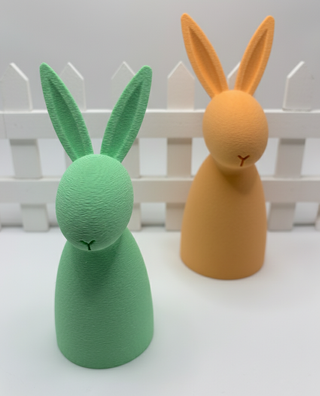 Minimalist Easter bunny figurine