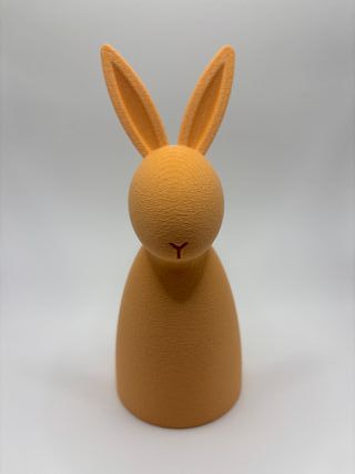 Minimalist Easter bunny figurine