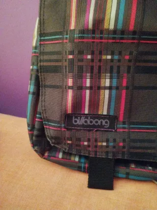 Mochila bandolera Billabong cuadros