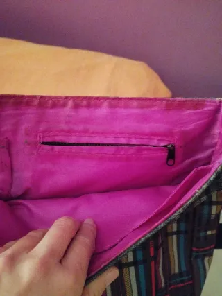 Mochila bandolera Billabong cuadros