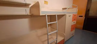 Literas de madera. 3m x 90cm x 1,5 altura