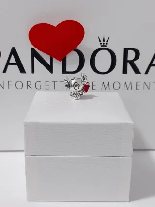 Charm Pandora Stitch Corazón Rojo