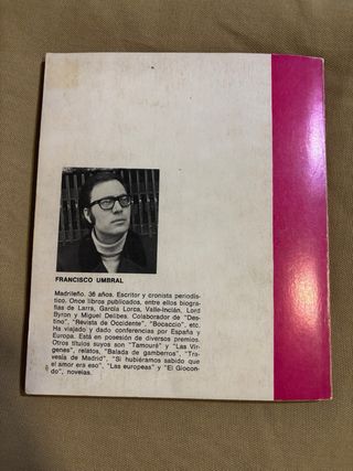 Libro LOLA FLORES Francisco Umbral, año 1971