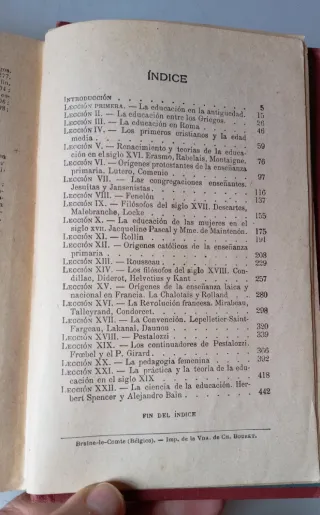HISTORIA de la PEDAGOGÍA. G.Compayre. Paris.1914