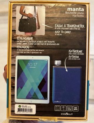 Botella isotérmica Cookut Manta azul