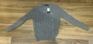 Maglione Polo Ralph Lauren grigio nuovo donna