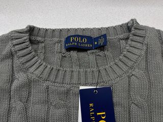 Maglione Polo Ralph Lauren grigio nuovo donna
