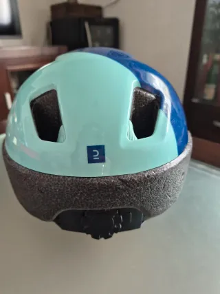 Casco Btwin Azul y Verde niño/a
