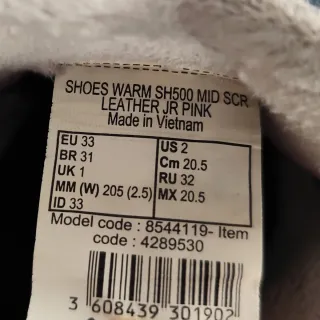 Botas montaña y nieve niño/niña Talla 33