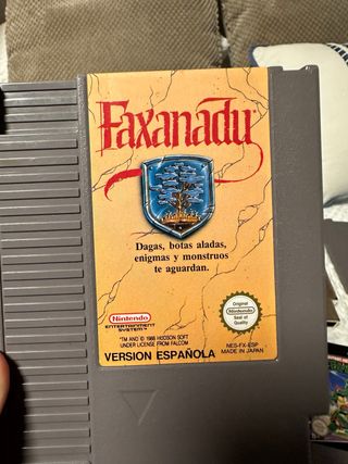 Faxanadu Nintendo NES Version Española