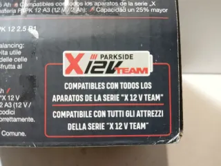 PARKSIDE 2.5Ah Batería 12V