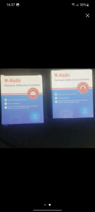 Kelin Adhesivo Dentadura Postiza 30 Uds