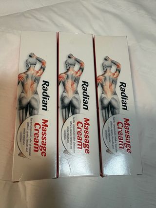 3x Crema Masaje Radian