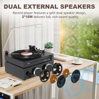 Giradischi Udreamer con 2 altoparlanti MA004