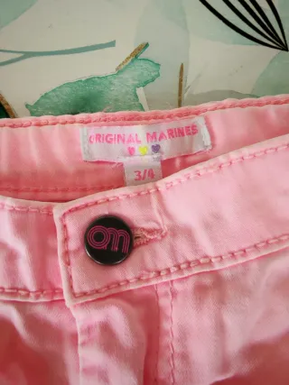 Pantalone Rosa Original Marines Bambina 3-4 anni