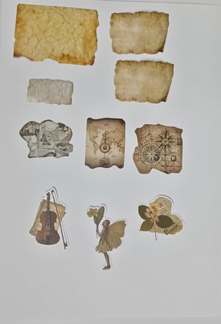 Pack 12 Pegatinas Vintage Temáticas