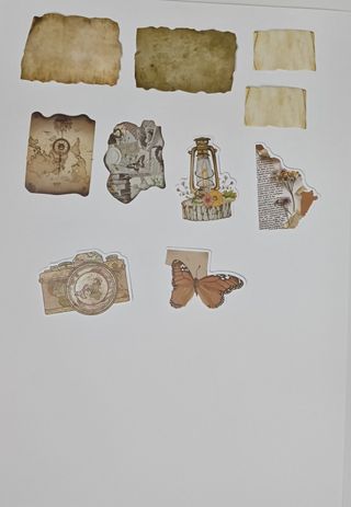 Pack 12 Pegatinas Vintage Temáticas